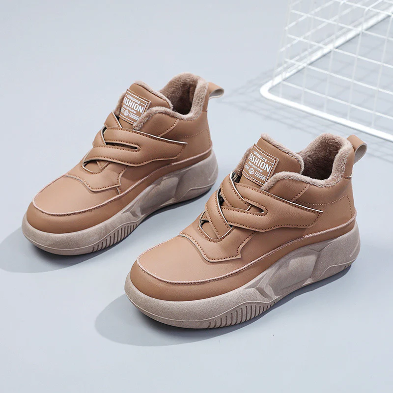 Damen hochgeschnittene Freizeitschuhe mit praktischen Klettverschlüssen Heidi Mode - Image 7