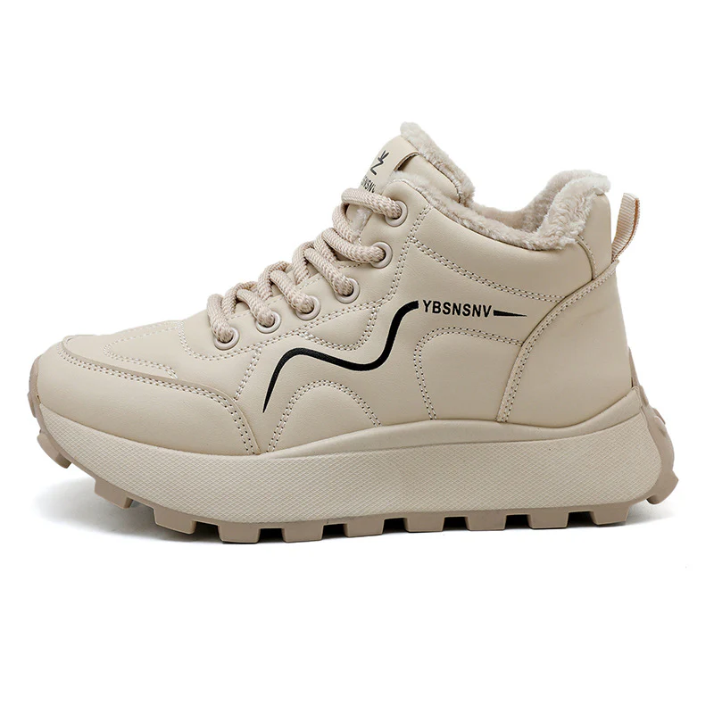 Damen hochgeschnittene Sneakers mit warmem Innenfutter und rutschfester Sohle Heidi Mode - Image 6