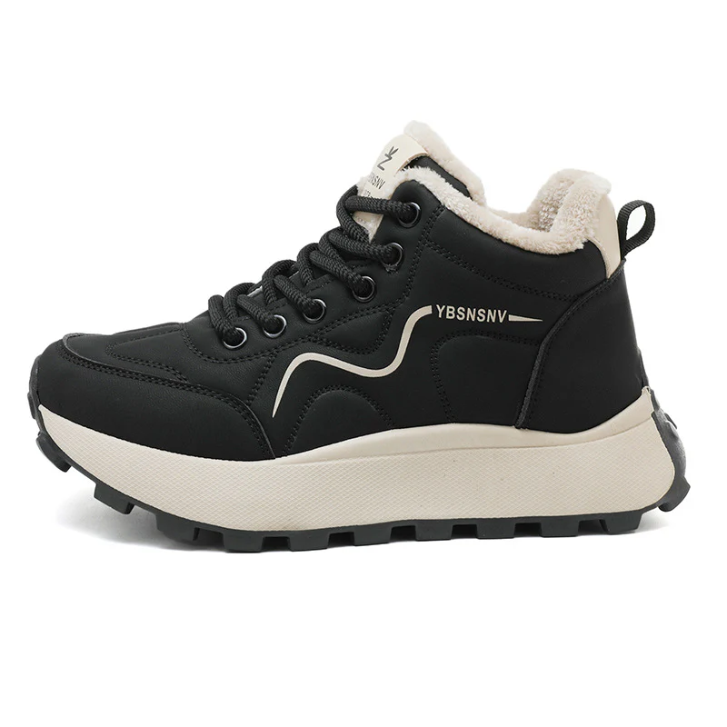 Damen hochgeschnittene Sneakers mit warmem Innenfutter und rutschfester Sohle Heidi Mode - Image 8