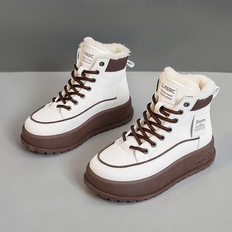Damen hochgeschnittene Winterstiefel mit warmem Innenfutter und rutschfester Sohle Heidi Mode - Image 7