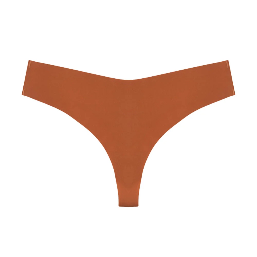 Damen Hochgeschnittener Tanga Aus Elastischer Mikrofaser mit Nahtloser Verarbeitung Heidi-Mode - Image 11