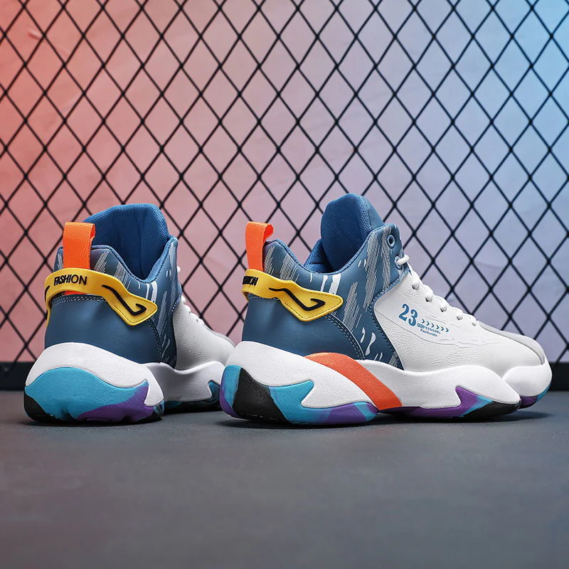 Damen Hochgeschnürte Sport Sneakers mit stoßdämpfendem Design und stylishem Obermaterial Heidi Mode - Image 4