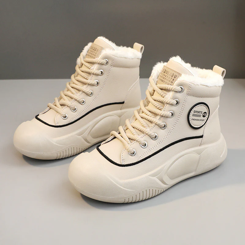 Damen Hochkomfortable Winter Sneakers mit isolierendem Fleece-Futter Heidi Mode - Image 2