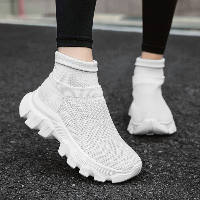 Damen Hochleistungs-Laufschuhe mit atmungsaktiver Strick-Oberfläche und rutschfester Sohle Heidi Mode - Image 4