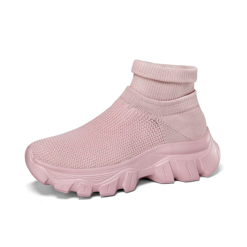 Damen Hochleistungs-Laufschuhe mit atmungsaktiver Strick-Oberfläche und rutschfester Sohle Heidi Mode - Image 8