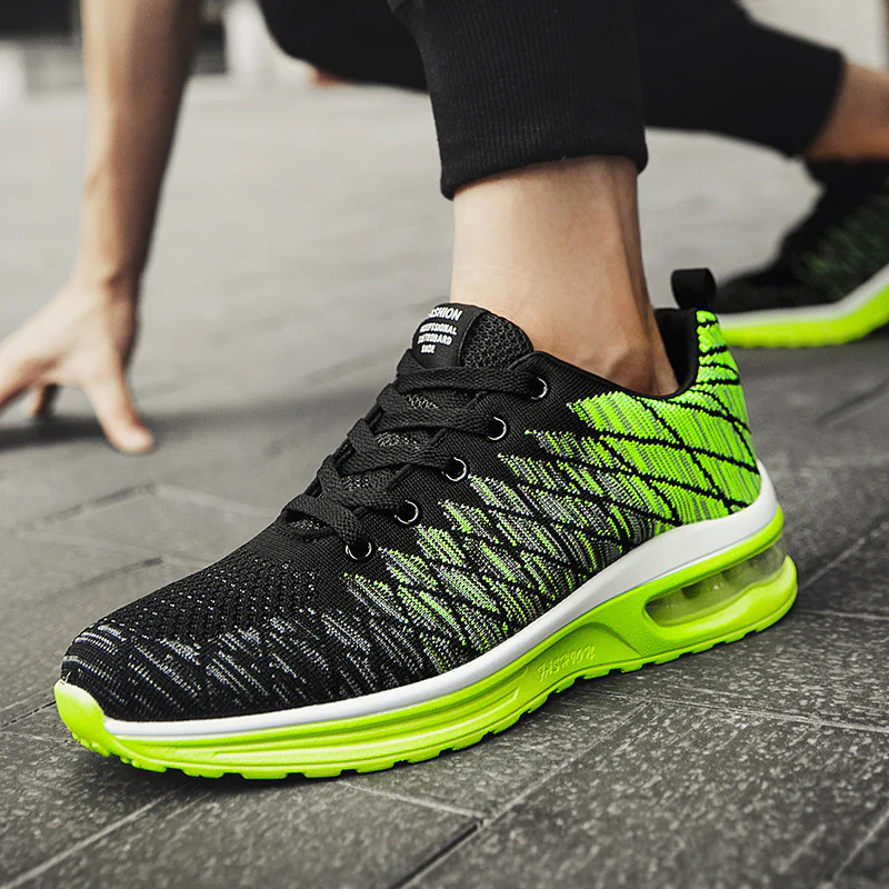 Damen Hochleistungs-Laufschuhe mit stoßdämpfendem Air-System und atmungsaktiver Oberflächenstruktur Heidi Mode - Image 3