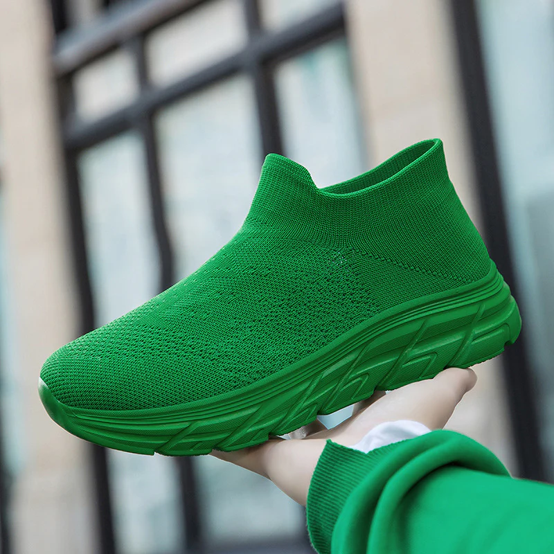 Damen Hochleistungs-Sneaker mit flexiblem Strick-Obermaterial und dämpfender Sohle Heidi Mode - Image 10