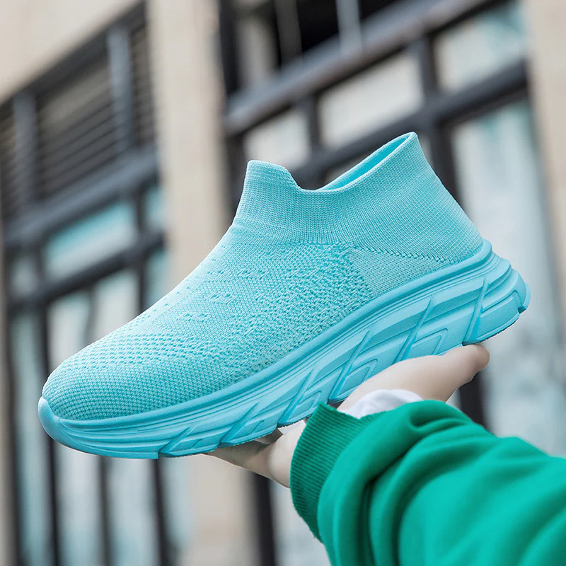 Damen Hochleistungs-Sneaker mit flexiblem Strick-Obermaterial und dämpfender Sohle Heidi Mode - Image 12