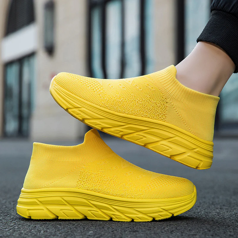 Damen Hochleistungs-Sneaker mit flexiblem Strick-Obermaterial und dämpfender Sohle Heidi Mode - Image 2