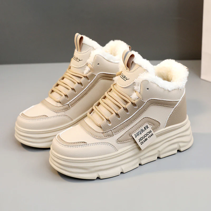 Damen hochmodische Sneaker mit kuscheligem Innenfutter und rutschfester Sohle Heidi Mode - Image 3