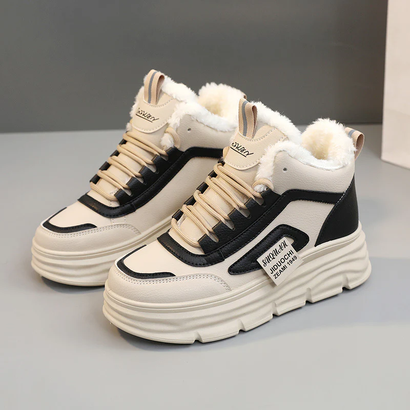 Damen hochmodische Sneaker mit kuscheligem Innenfutter und rutschfester Sohle Heidi Mode - Image 6