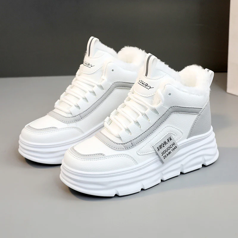 Damen hochmodische Sneaker mit kuscheligem Innenfutter und rutschfester Sohle Heidi Mode - Image 8