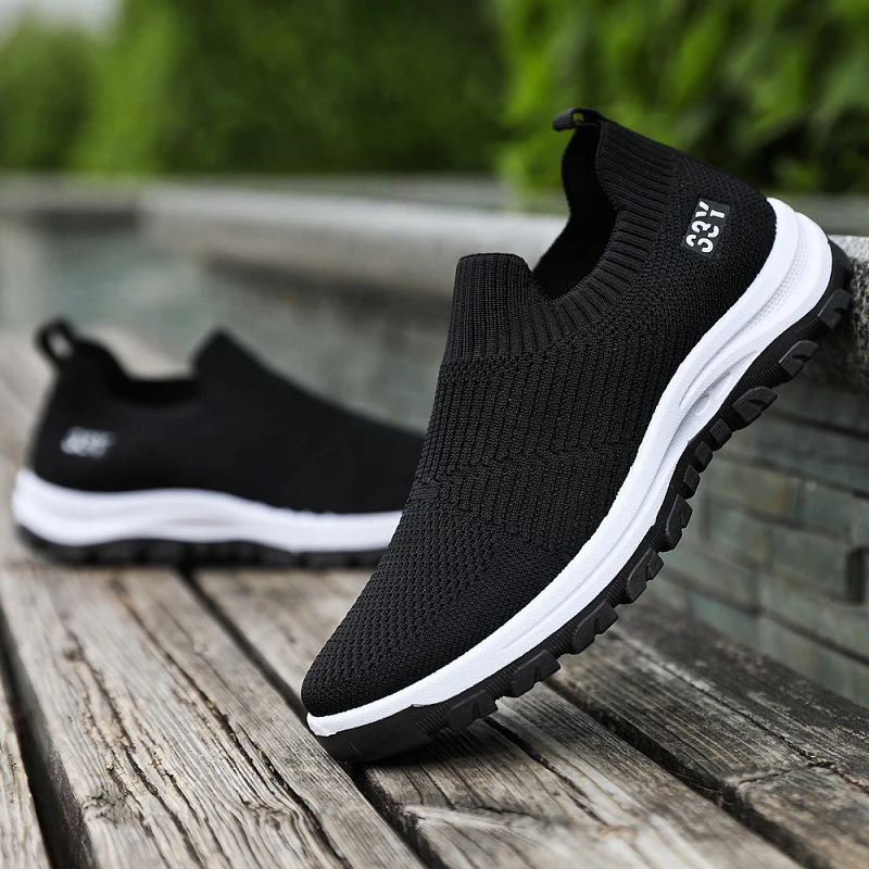 Damen Hochqualitative Slip-On Sneakers mit elastischem Obermaterial und rutschfester Sohle Heidi Mode - Image 3