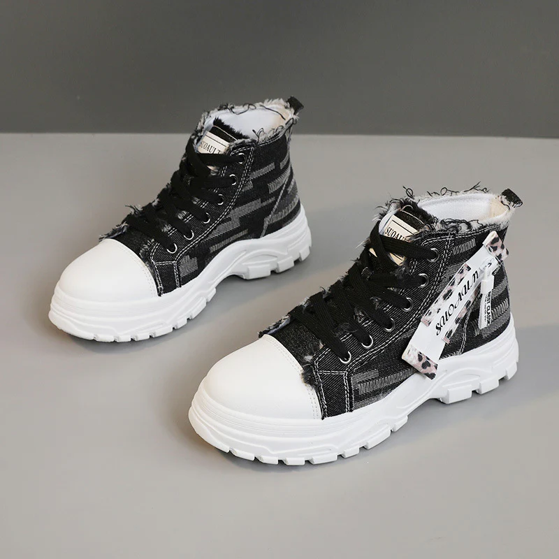 Damen hochschneider Sneakers mit trendiger Markenplakette und einzigartigem Design Heidi Mode - Image 7