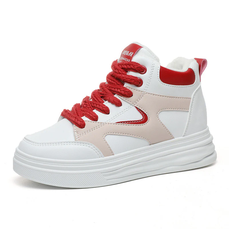 Damen Hochsportliche Sneaker mit modischer Schnürung Heidi Mode - Image 4