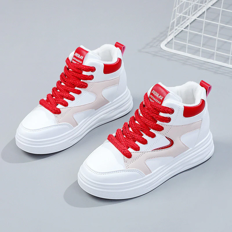 Damen Hochsportliche Sneaker mit modischer Schnürung Heidi Mode - Image 5