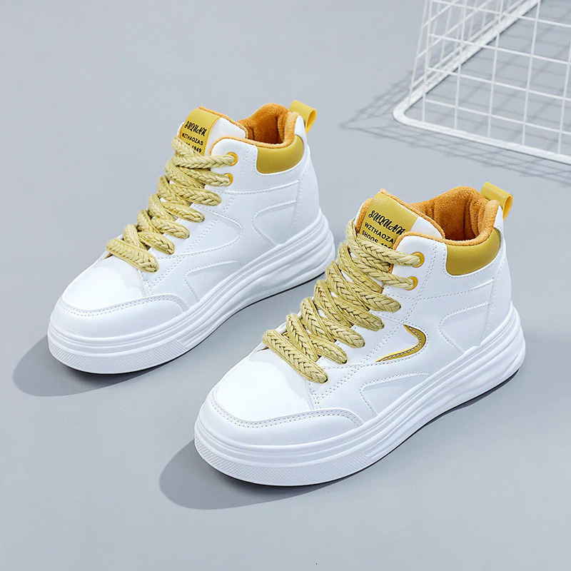Damen Hochsportliche Sneaker mit modischer Schnürung Heidi Mode - Image 6