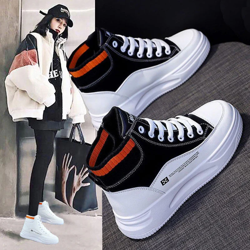 Damen Hochtop Sneakers mit innovativer Dämpfungstechnologie und modischen Akzenten Heidi Mode - Image 2