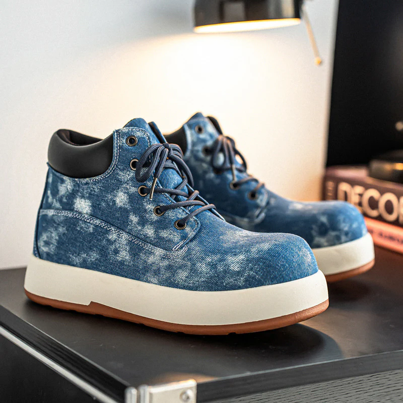 Damen Hochwertige Denim-Boots mit rutschfester Sohle und atmungsaktivem Innenfutter Heidi Mode - Image 2