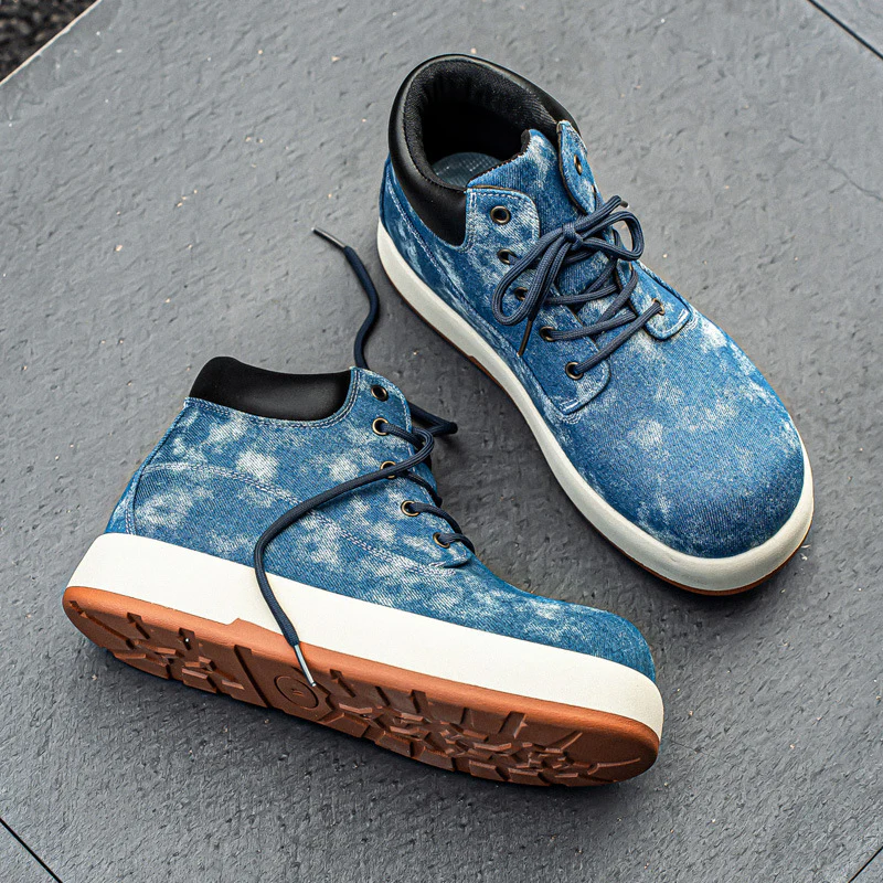 Damen Hochwertige Denim-Boots mit rutschfester Sohle und atmungsaktivem Innenfutter Heidi Mode - Image 4