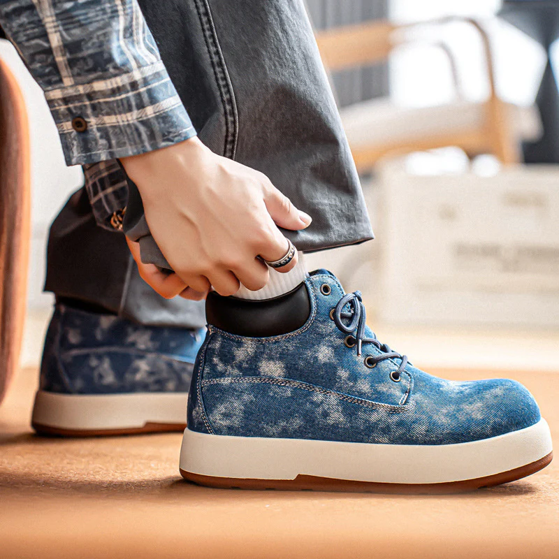 Damen Hochwertige Denim-Boots mit rutschfester Sohle und atmungsaktivem Innenfutter Heidi Mode - Image 6