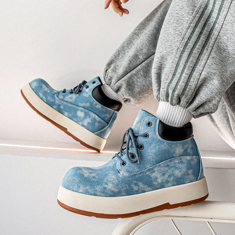 Damen Hochwertige Denim-Boots mit rutschfester Sohle und atmungsaktivem Innenfutter Heidi Mode - Image 7
