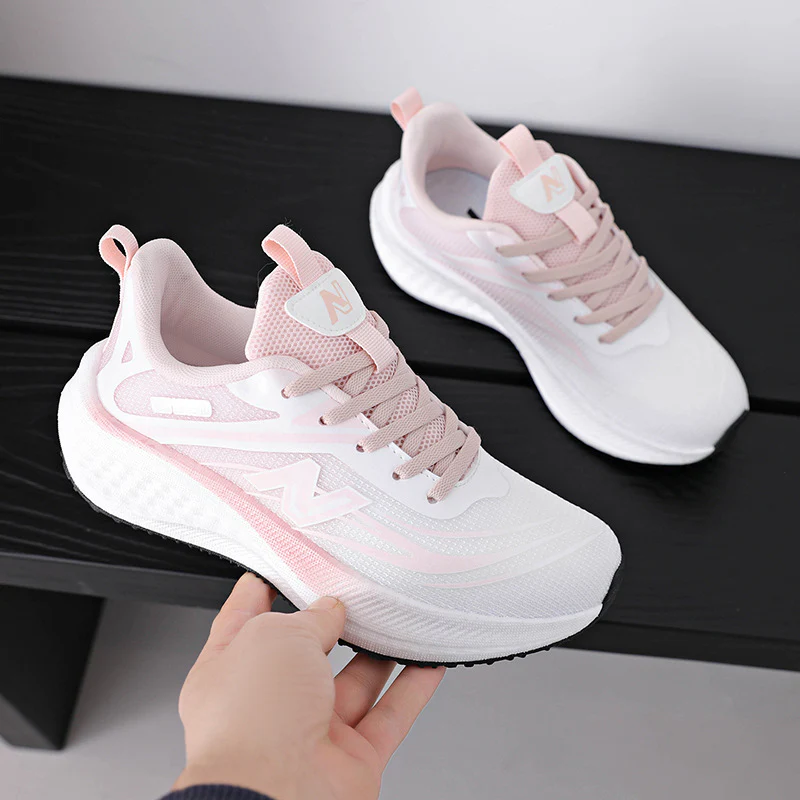 Damen Hochwertige Laufschuhe mit atmungsaktivem Mesh-Obermaterial und gepolsterter Sohle Heidi Mode - Image 3