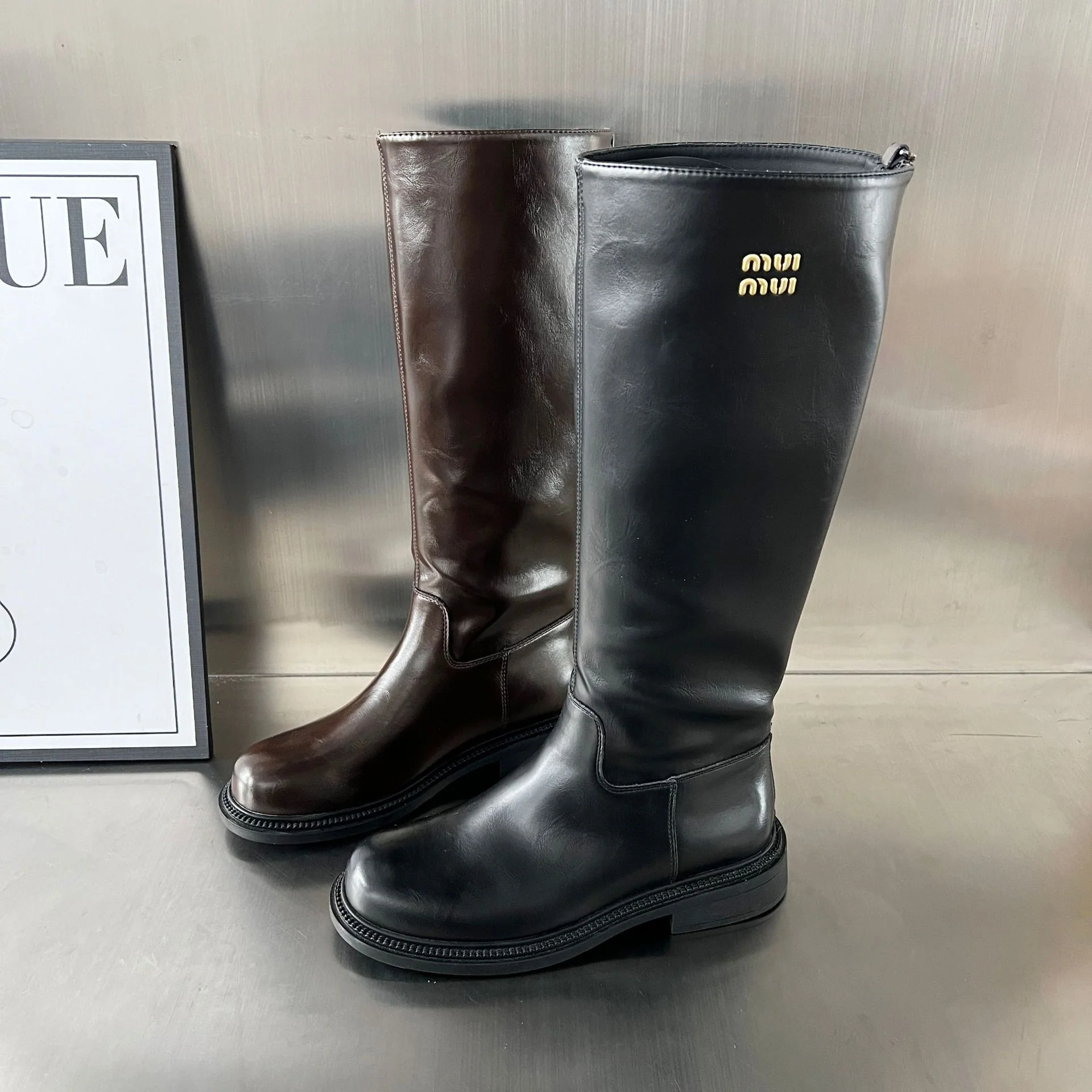 Damen Hochwertige Leder-Stiefel mit bequemem Innenfutter und robustem Profil Heidi Mode - Image 3