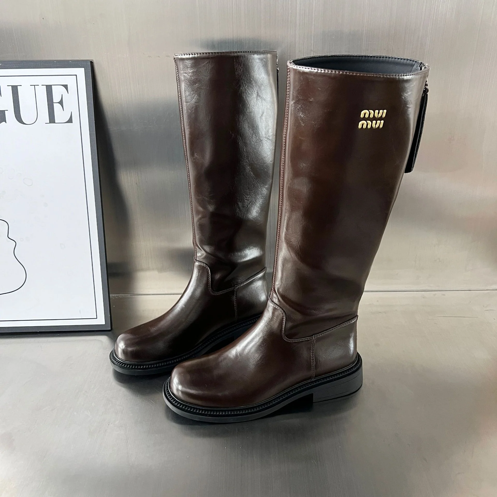 Damen Hochwertige Leder-Stiefel mit bequemem Innenfutter und robustem Profil Heidi Mode - Image 6
