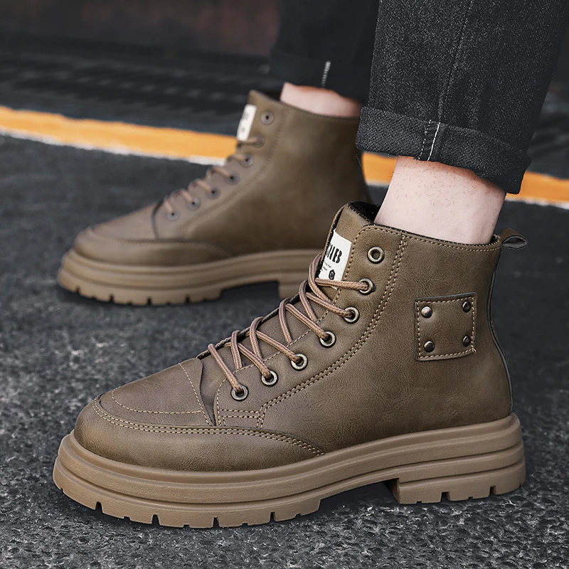 Damen Hochwertige Schnürstiefel mit robustem Profil und modischem Design Heidi Mode - Image 4
