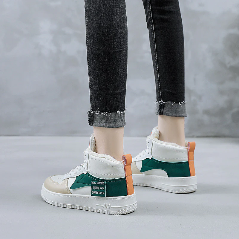 Damen Hochwertige Sneaker mit Warmfutter Heidi Mode - Image 3