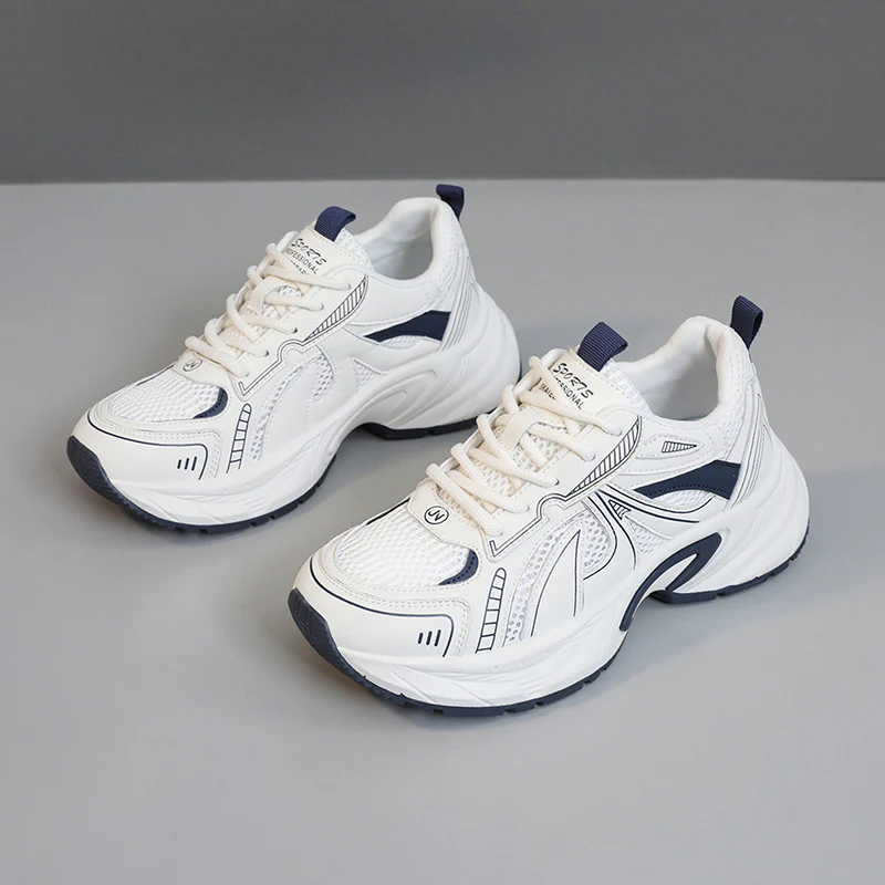 Damen Hochwertige Sport Schnürschuhe mit Atmungsaktivem Mesh und Dämpfungssystem Heidi Mode - Image 7