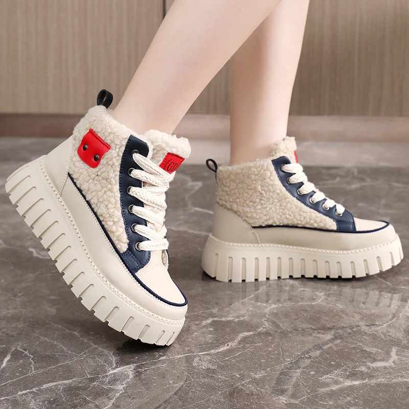 Damen hochwertige Warmfutter-Stiefeletten mit rutschfester Profilsohle Heidi Mode - Image 3