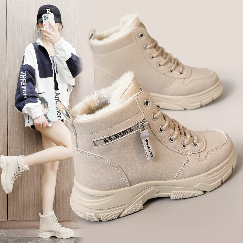 Damen Hochwertige Winterstiefel mit komfortablem Fleece-Futter und rutschfester Sohle Heidi Mode - Image 2