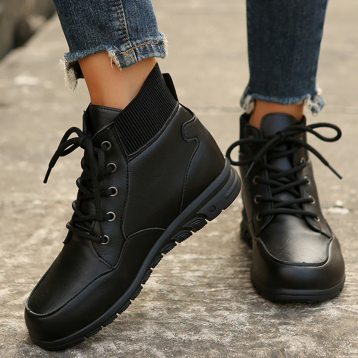 Damen Hochwertige Winterstiefel mit warmem Fleece-Futter und rutschfester Sohle Heidi Mode - Image 2