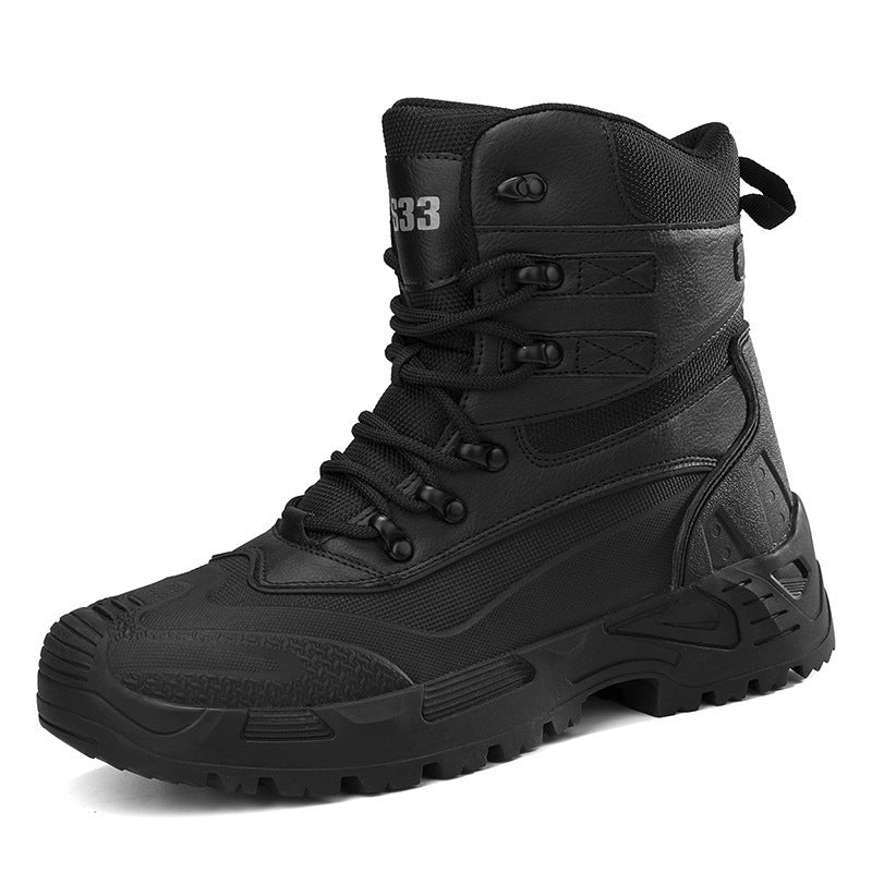 Damen Hohe Arbeitsstiefel mit rutschfester Profilsohle und atmungsaktivem Innenfutter Heidi Mode - Image 6