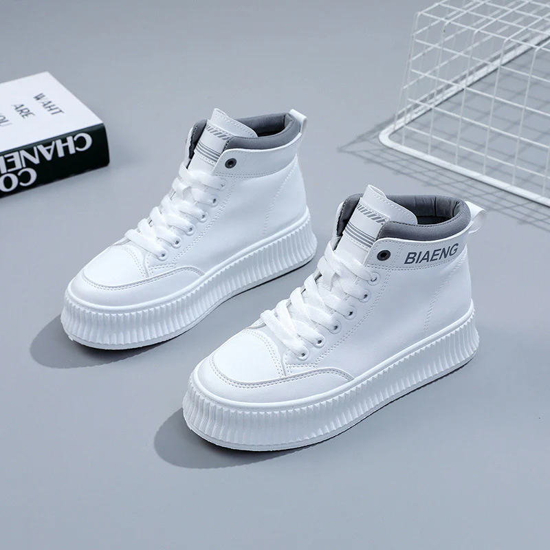 Damen Hohe Modische Sneakers mit dämpfender Sohle Heidi Mode - Image 2