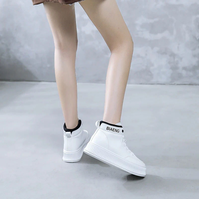 Damen Hohe Modische Sneakers mit dämpfender Sohle Heidi Mode - Image 3