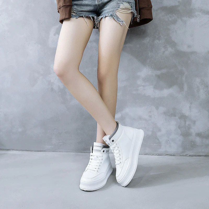 Damen Hohe Modische Sneakers mit dämpfender Sohle Heidi Mode - Image 4