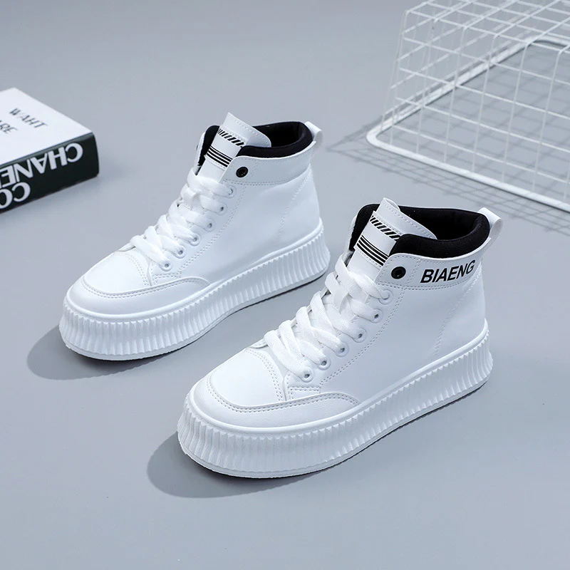Damen Hohe Modische Sneakers mit dämpfender Sohle Heidi Mode - Image 7