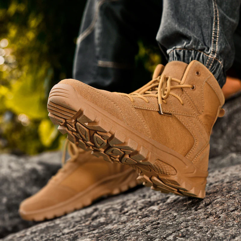 Damen Hohe Outdoor-Wanderstiefel mit rutschfester Sohle und atmungsaktivem Futter Heidi Mode - Image 3
