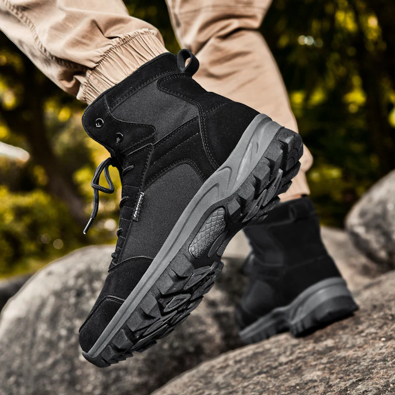 Damen Hohe Outdoor-Wanderstiefel mit rutschfester Sohle und atmungsaktivem Futter Heidi Mode - Image 4
