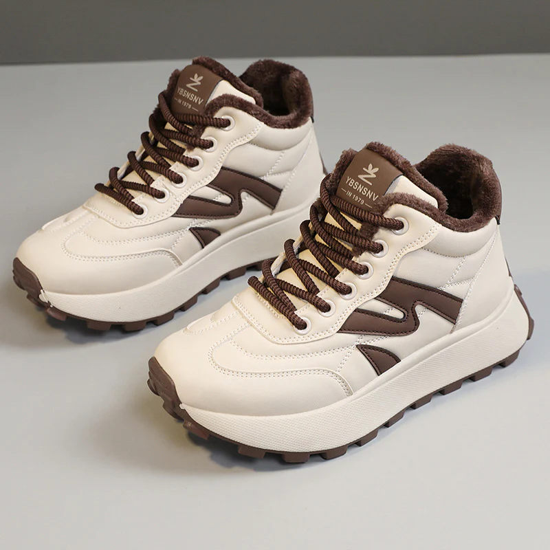 Damen Hohe Schnürstiefel mit kuscheligem Innenfutter Heidi Mode - Image 2