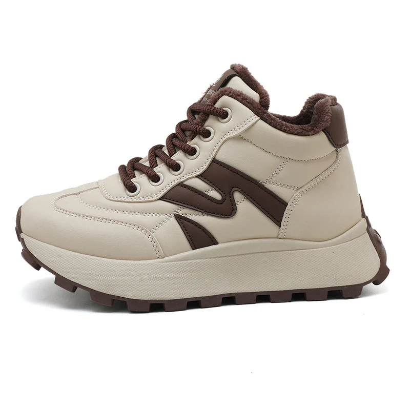 Damen Hohe Schnürstiefel mit kuscheligem Innenfutter Heidi Mode - Image 5