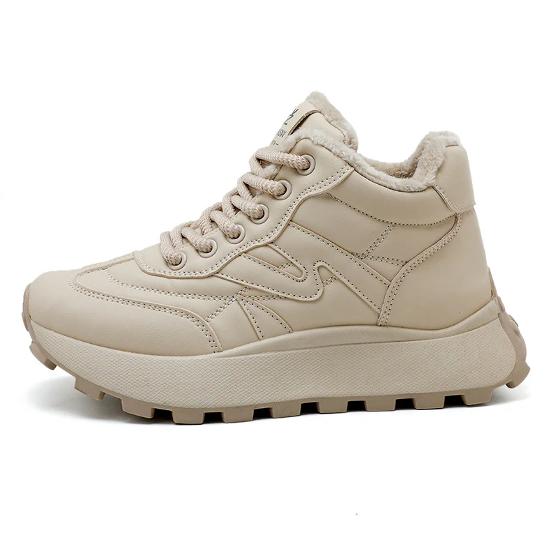 Damen Hohe Schnürstiefel mit kuscheligem Innenfutter Heidi Mode - Image 8