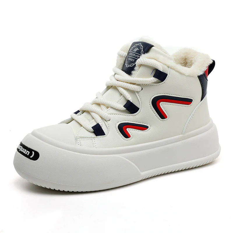 Damen hohe Sneaker mit flauschigem Innenfutter und modischem Design Heidi Mode - Image 5