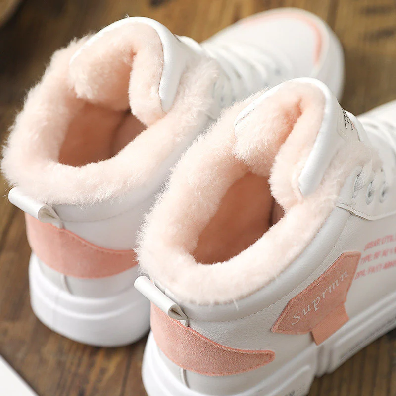 Damen Hohe Sneaker mit kuscheligem Innenfutter und trendigem Design Heidi Mode - Image 3