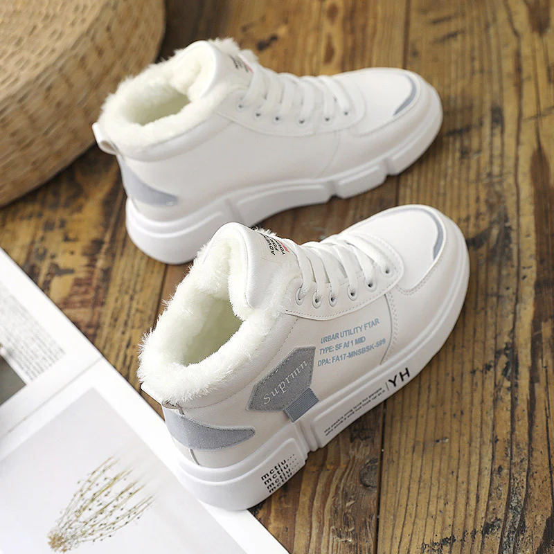 Damen Hohe Sneaker mit kuscheligem Innenfutter und trendigem Design Heidi Mode - Image 4