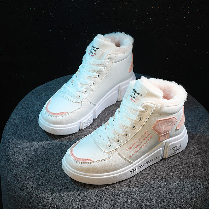 Damen Hohe Sneaker mit kuscheligem Innenfutter und trendigem Design Heidi Mode - Image 6
