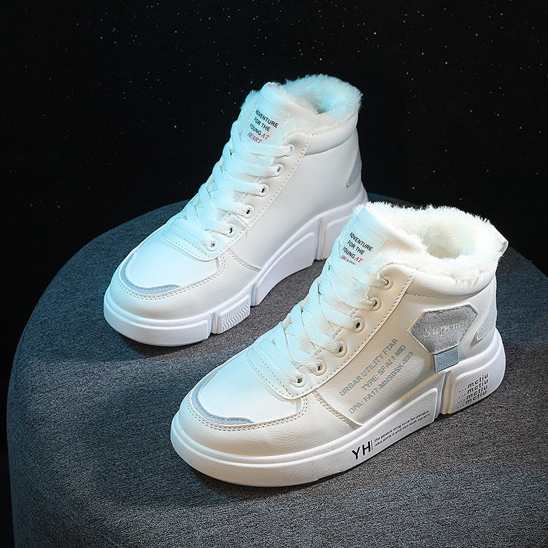 Damen Hohe Sneaker mit kuscheligem Innenfutter und trendigem Design Heidi Mode - Image 7